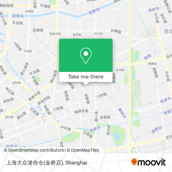 上海大众迷你仓(金桥店) map