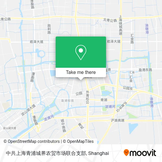 中共上海青浦城界农贸市场联合支部 map