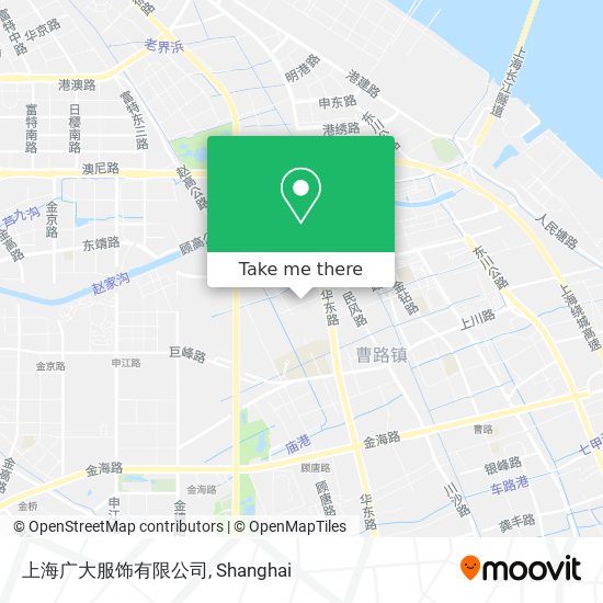 上海广大服饰有限公司 map