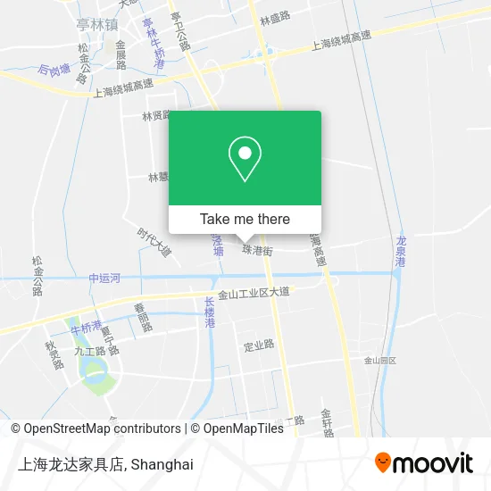 上海龙达家具店 map