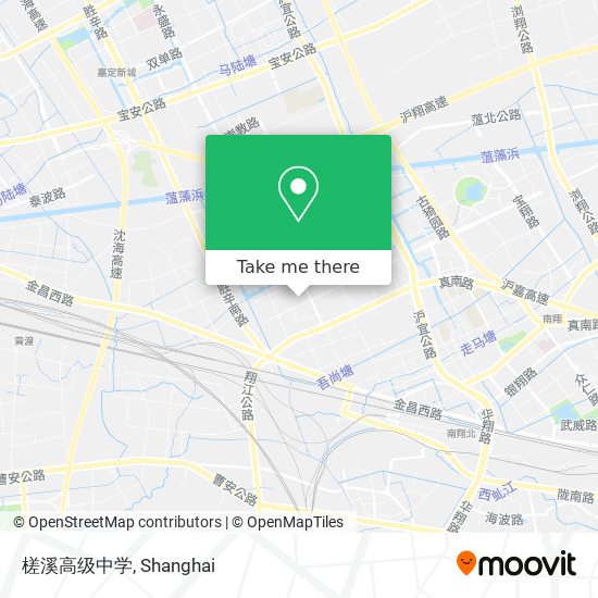 槎溪高级中学 map