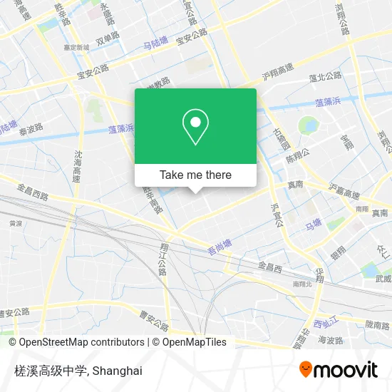 槎溪高级中学 map