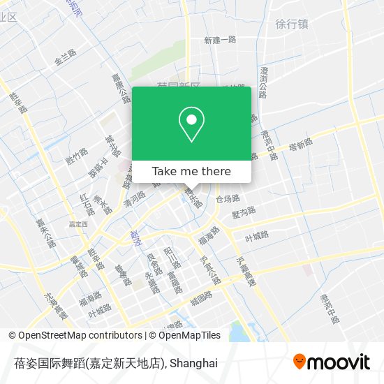 蓓姿国际舞蹈(嘉定新天地店) map
