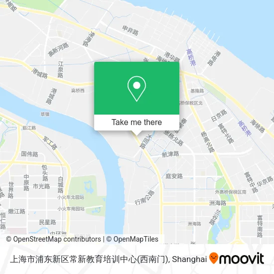 上海市浦东新区常新教育培训中心(西南门) map