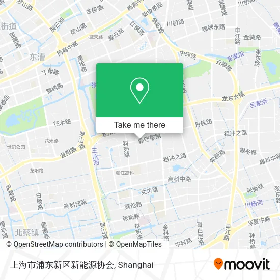 上海市浦东新区新能源协会 map
