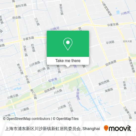 上海市浦东新区川沙新镇新虹居民委员会 map