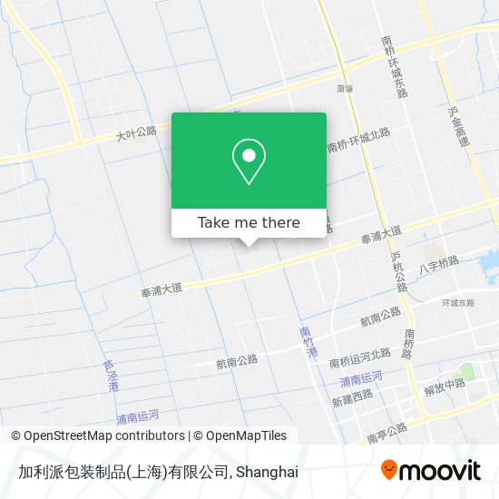 加利派包装制品(上海)有限公司 map