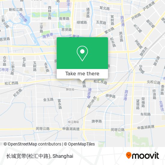 长城宽带(松汇中路) map