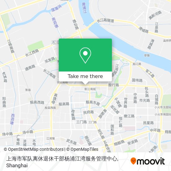 上海市军队离休退休干部杨浦江湾服务管理中心 map