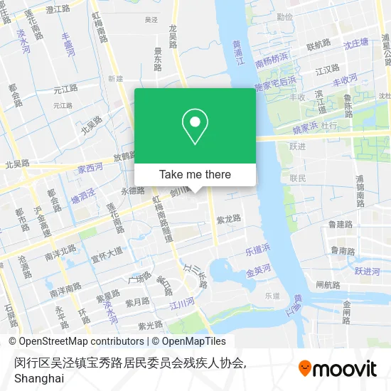 闵行区吴泾镇宝秀路居民委员会残疾人协会 map
