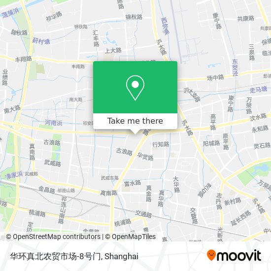 华环真北农贸市场-8号门 map