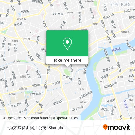 上海方隅徐汇滨江公寓 map