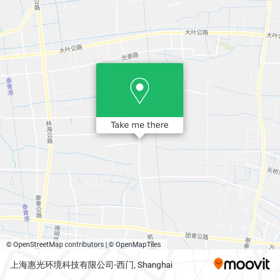 上海惠光环境科技有限公司-西门 map