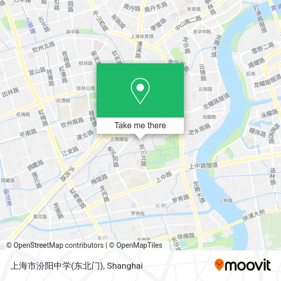 上海市汾阳中学(东北门) map