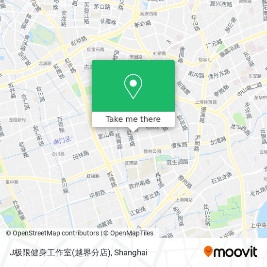 J极限健身工作室(越界分店) map