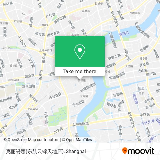 克丽缇娜(东航云锦天地店) map