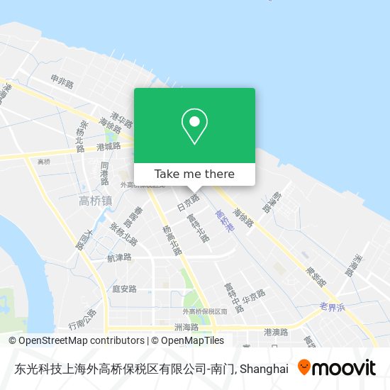 东光科技上海外高桥保税区有限公司-南门 map