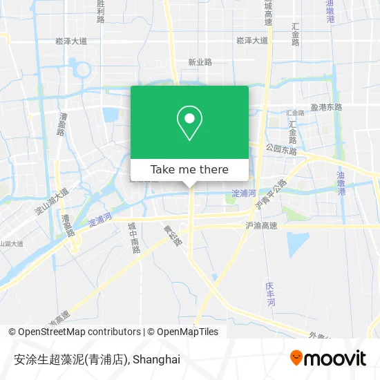 安涂生超藻泥(青浦店) map