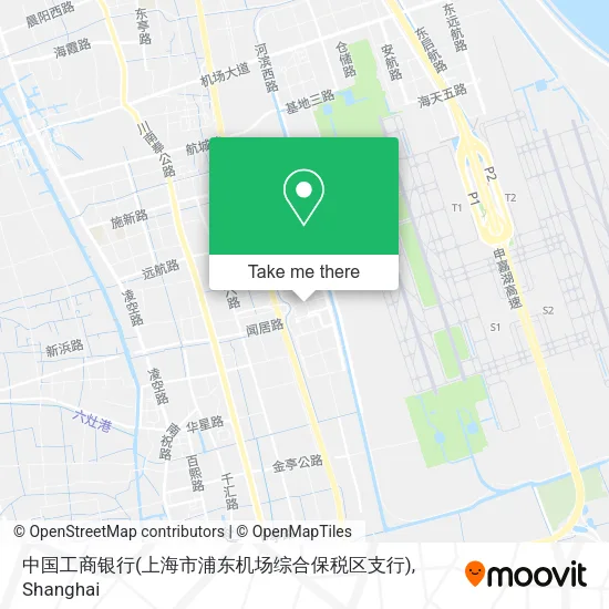 中国工商银行(上海市浦东机场综合保税区支行) map