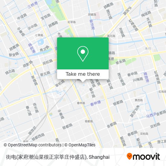 街电(家府潮汕菜很正宗莘庄仲盛店) map