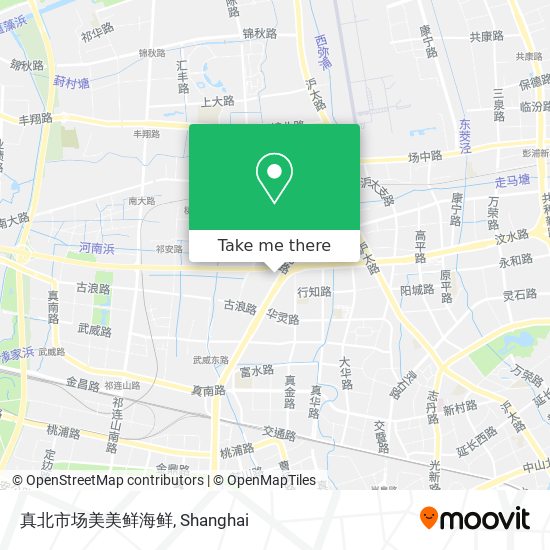 真北市场美美鲜海鲜 map