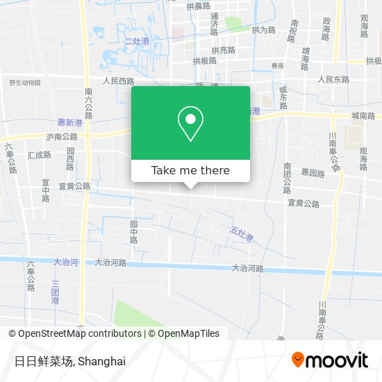 日日鲜菜场 map