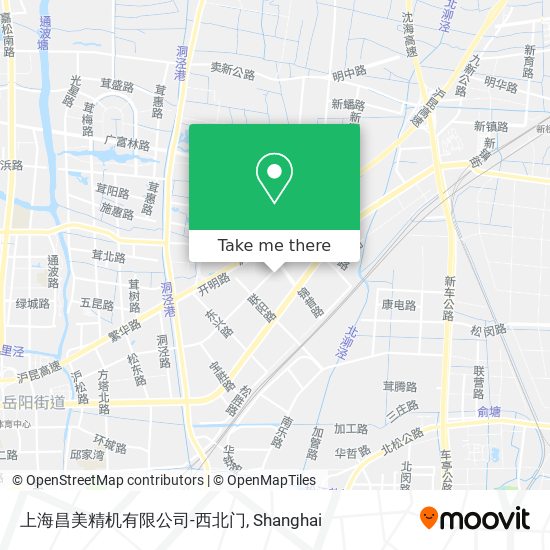 上海昌美精机有限公司-西北门 map