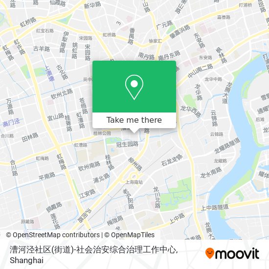 漕河泾社区(街道)-社会治安综合治理工作中心 map