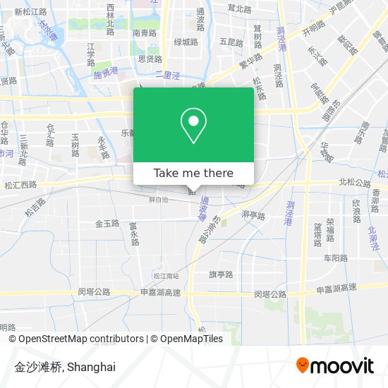 金沙滩桥 map