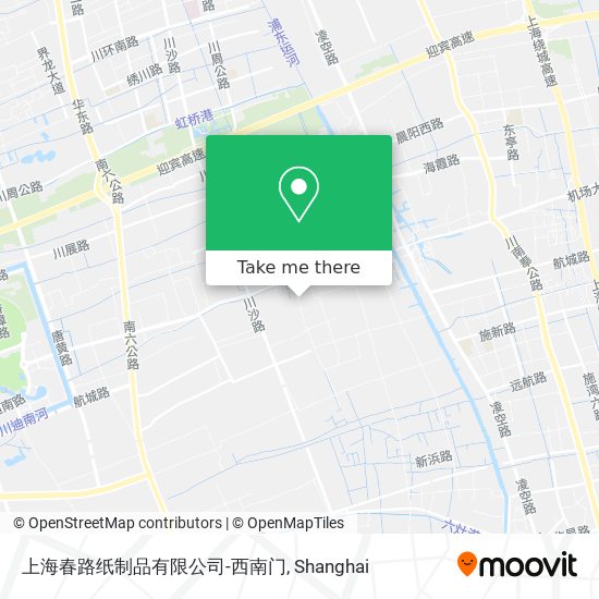 上海春路纸制品有限公司-西南门 map