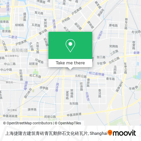 上海捷隆古建筑青砖青瓦鹅卵石文化砖瓦片 map
