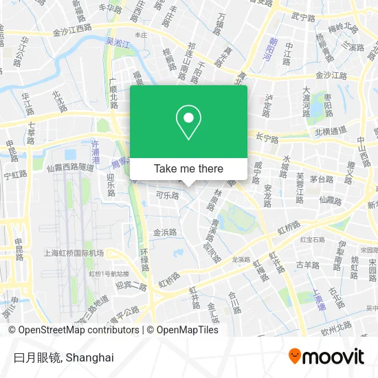 曰月眼镜 map