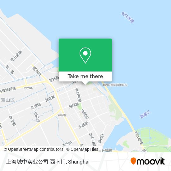 上海城中实业公司-西南门 map