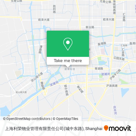 上海利荣物业管理有限责任公司(城中东路) map