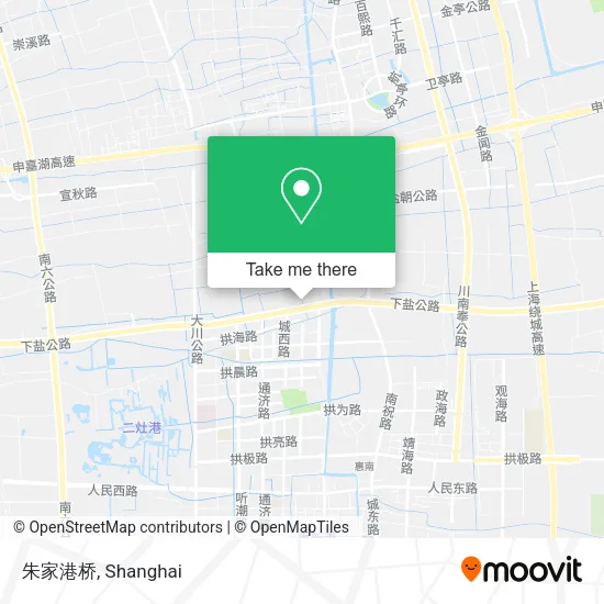 朱家港桥 map