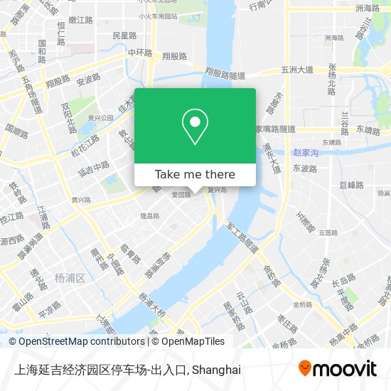 上海延吉经济园区停车场-出入口 map