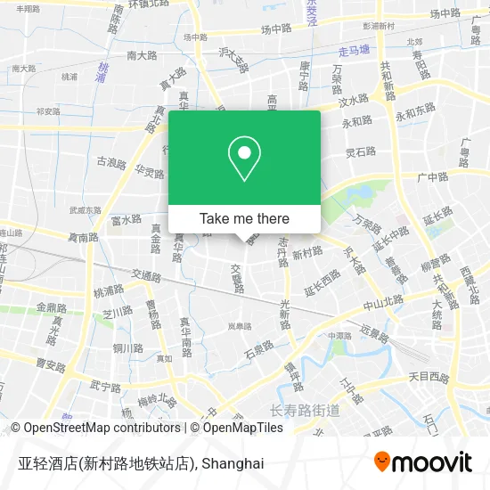 亚轻酒店(新村路地铁站店) map