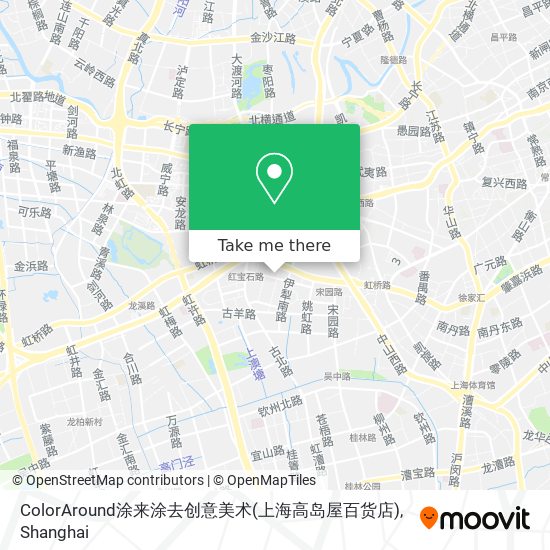 ColorAround涂来涂去创意美术(上海高岛屋百货店) map