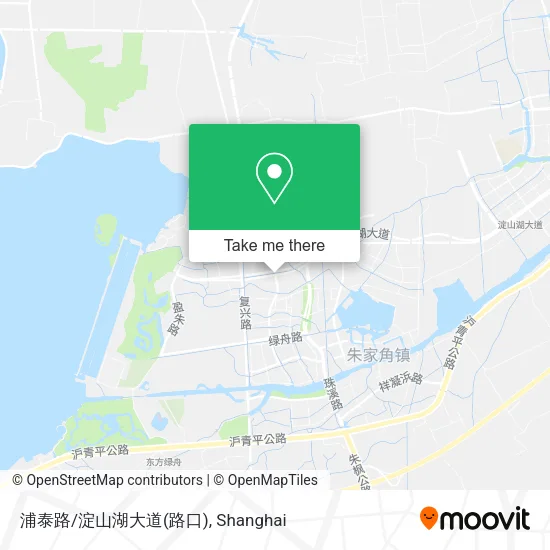 浦泰路/淀山湖大道(路口) map