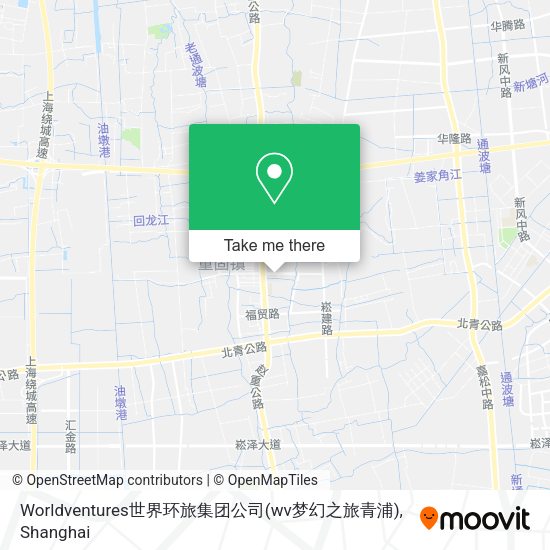 Worldventures世界环旅集团公司(wv梦幻之旅青浦) map