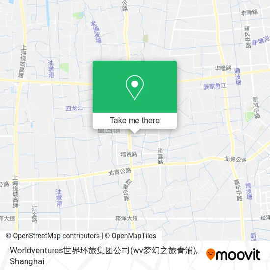 Worldventures世界环旅集团公司(wv梦幻之旅青浦) map