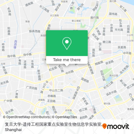 复旦大学-遗传工程国家重点实验室生物信息学实验室 map