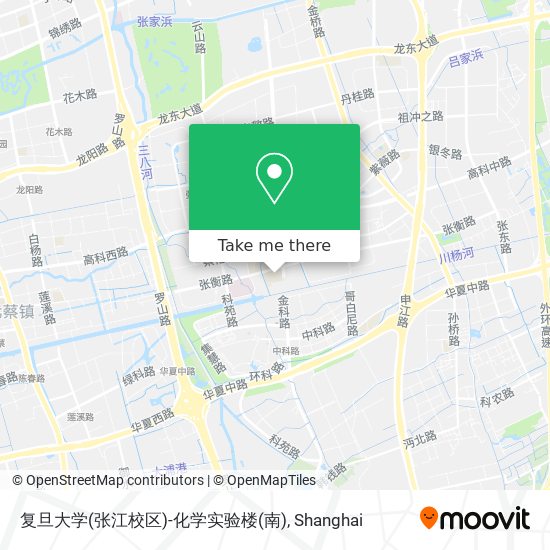 复旦大学(张江校区)-化学实验楼(南) map