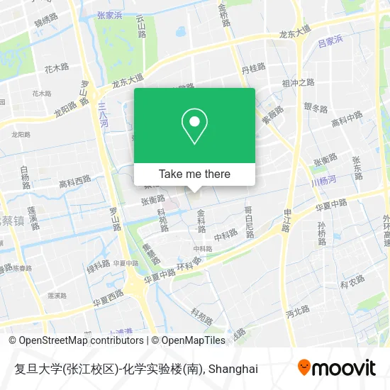 复旦大学(张江校区)-化学实验楼(南) map