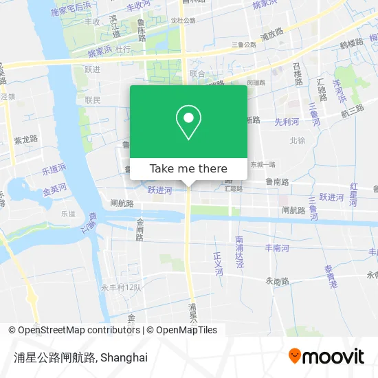 浦星公路闸航路 map