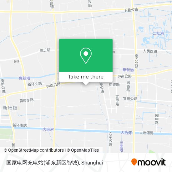 国家电网充电站(浦东新区智城) map