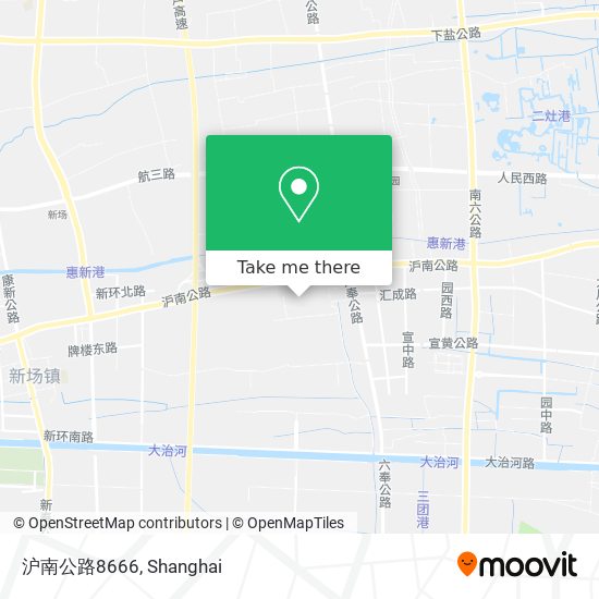 沪南公路8666 map