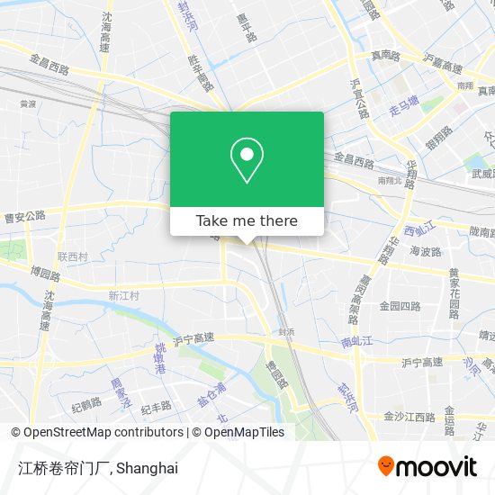 江桥卷帘门厂 map