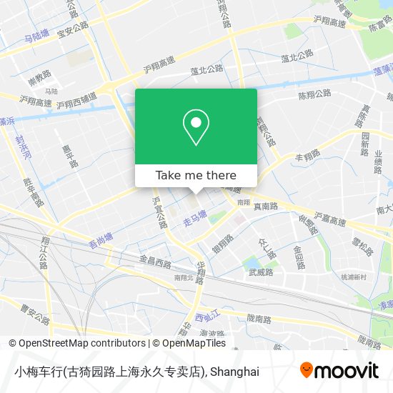 小梅车行(古猗园路上海永久专卖店) map