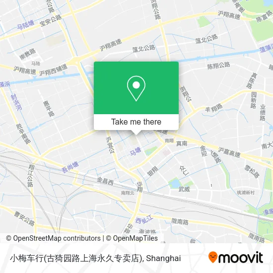 小梅车行(古猗园路上海永久专卖店) map